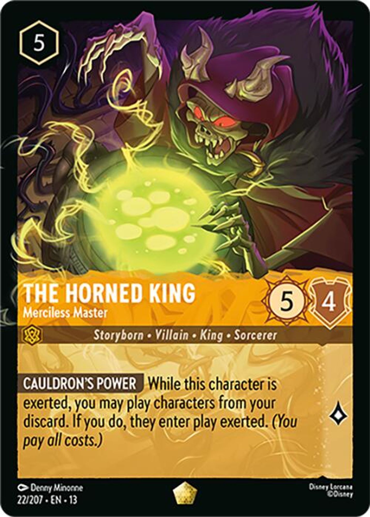 The Horned King - Merciless Master card