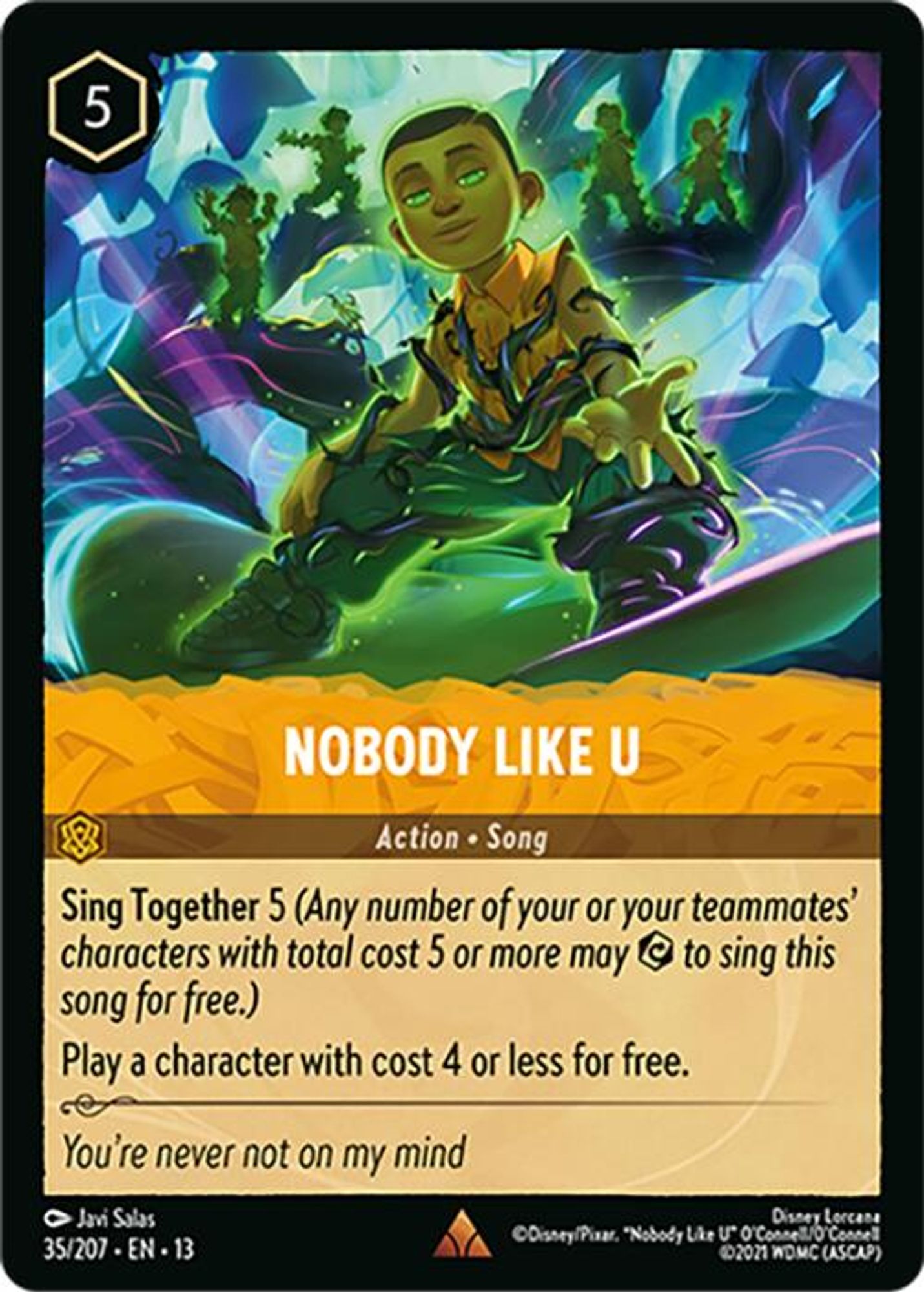 Nobody Like U card