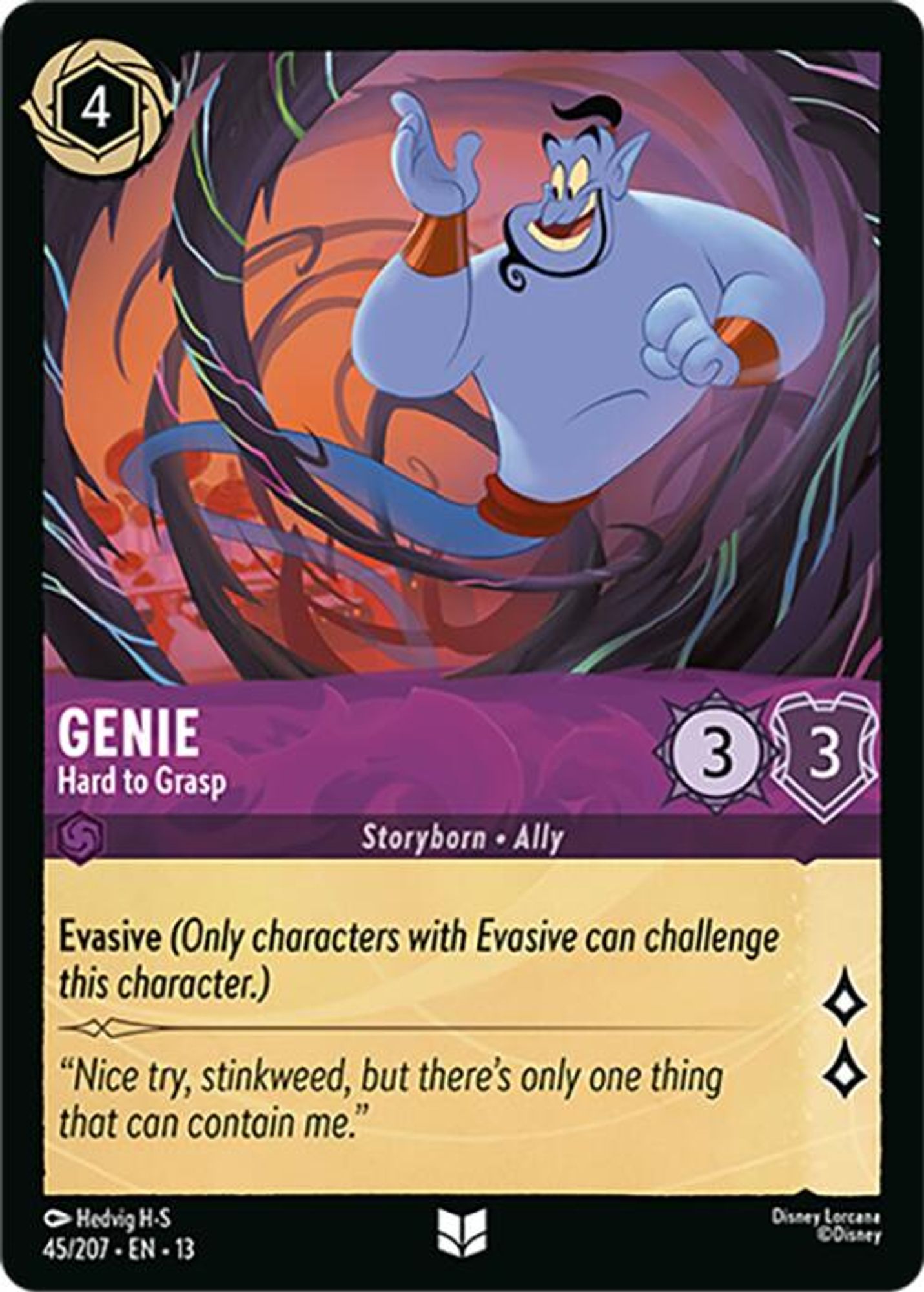 Genie - Hard to Grasp card