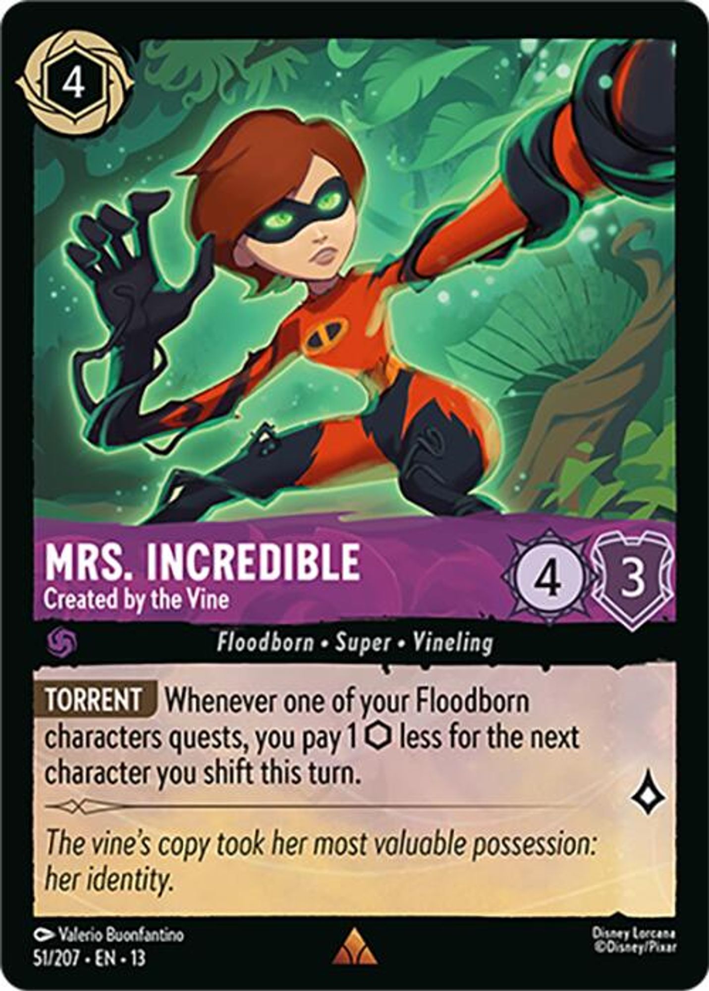 Mrs. Incredible - Created by the Vine card