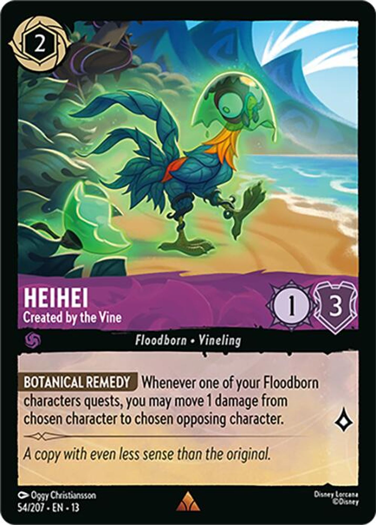 Heihei - Created by the Vine card