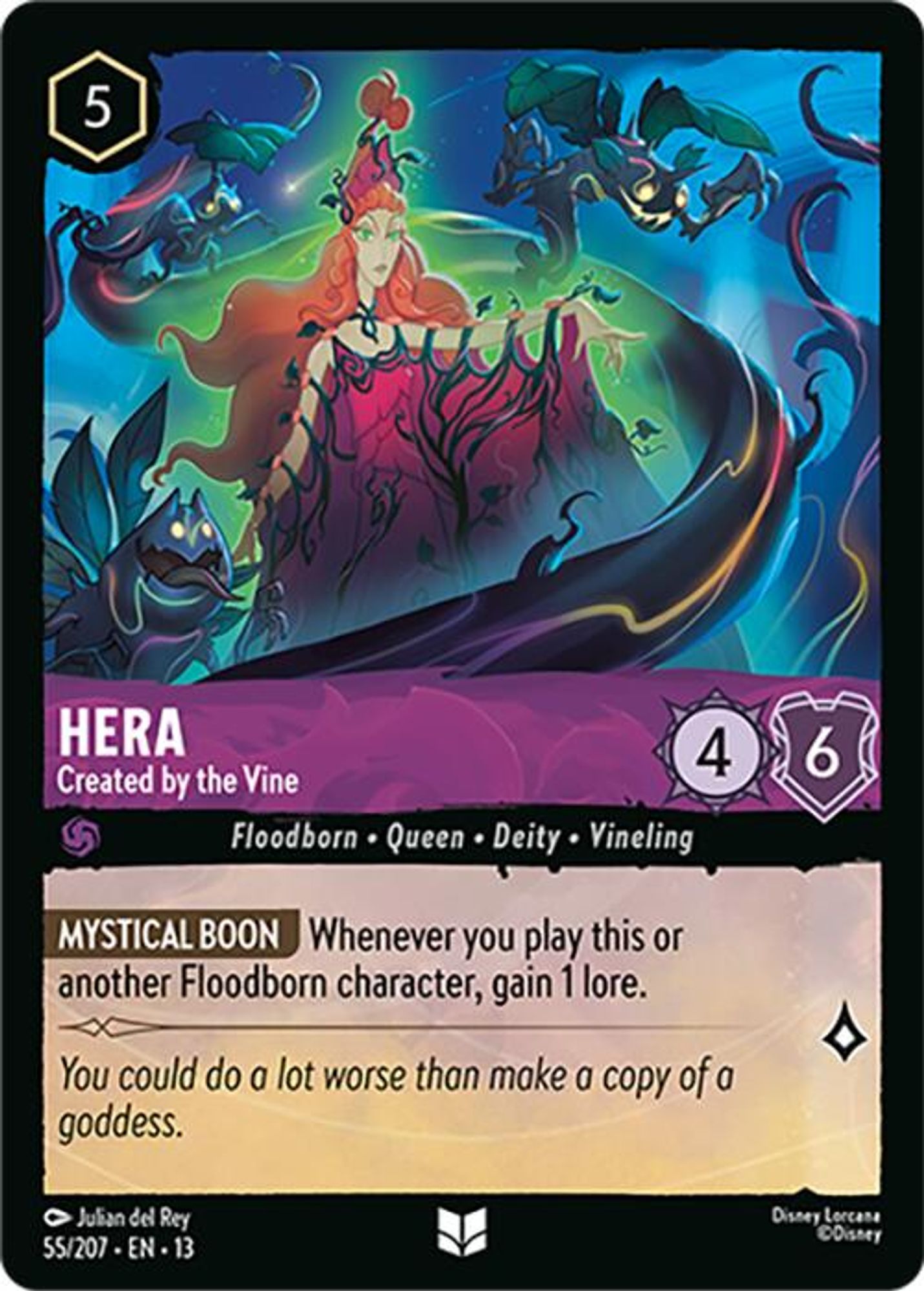 Hera - Created by the Vine card