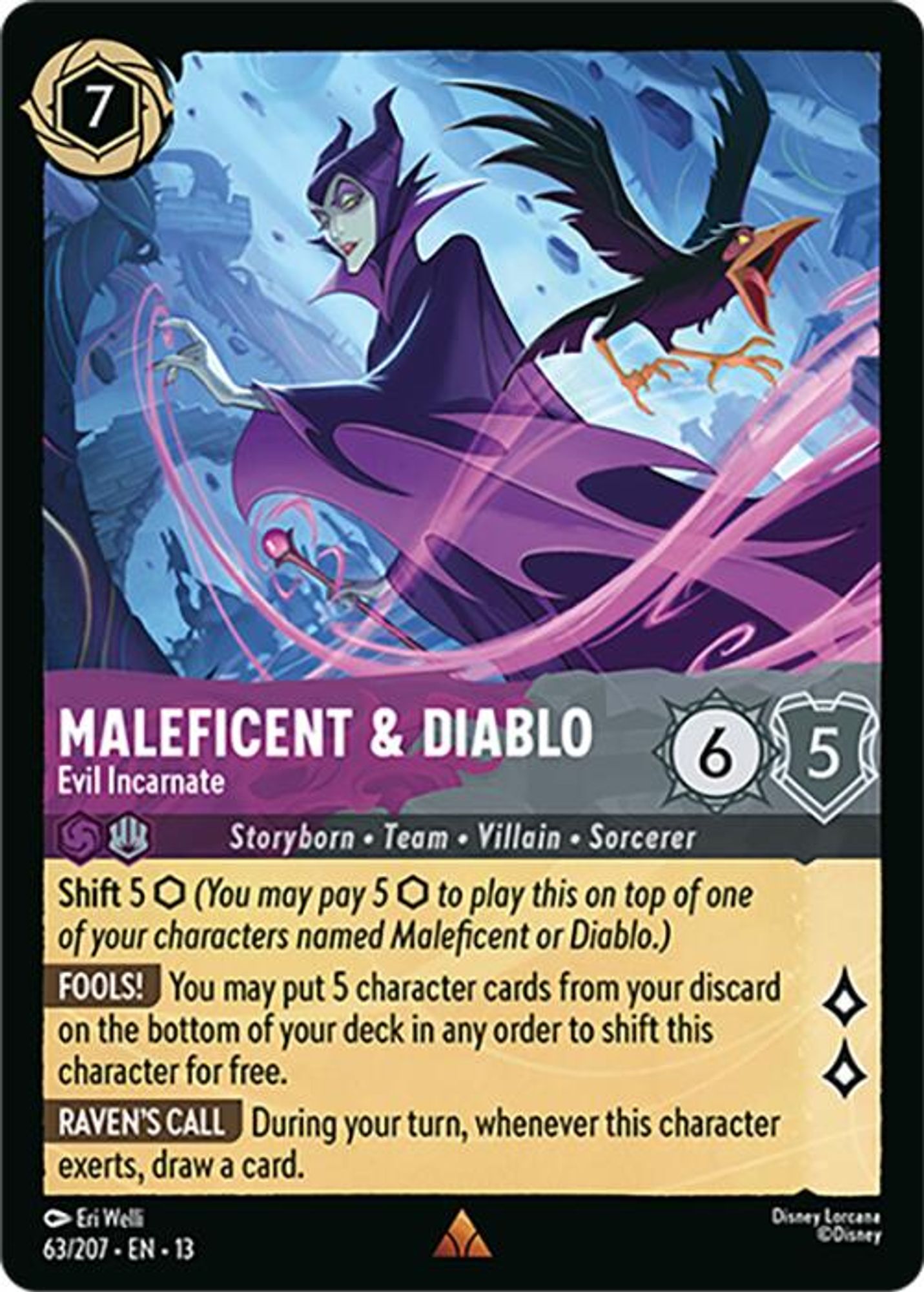 Maleficent & Diablo - Evil Incarnate card