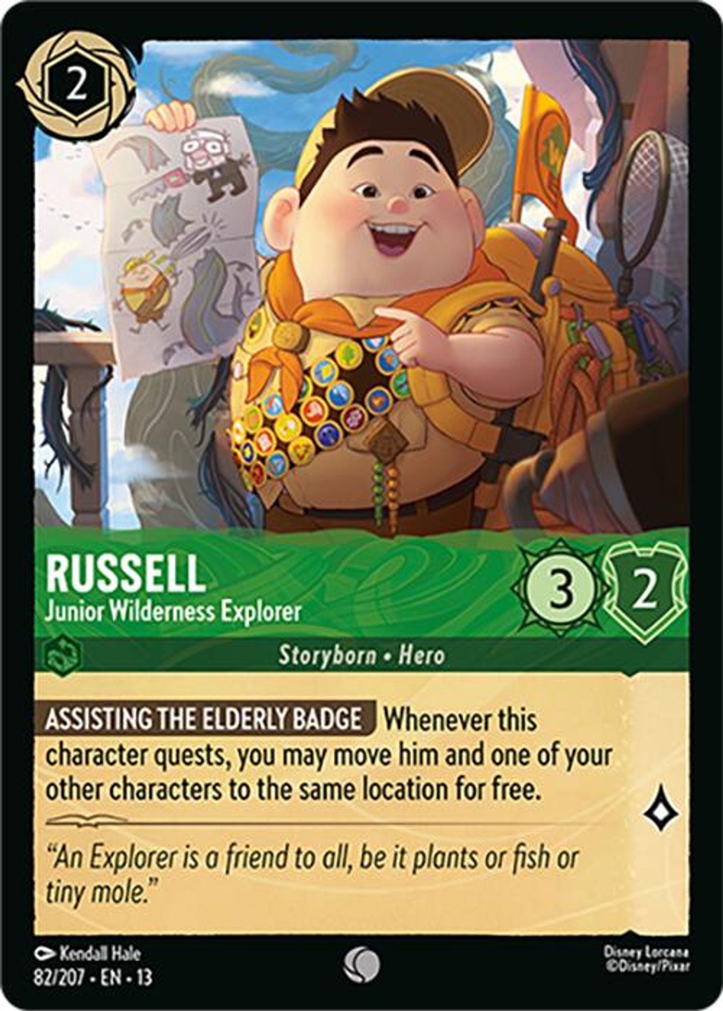Russell - Junior Wilderness Explorer card
