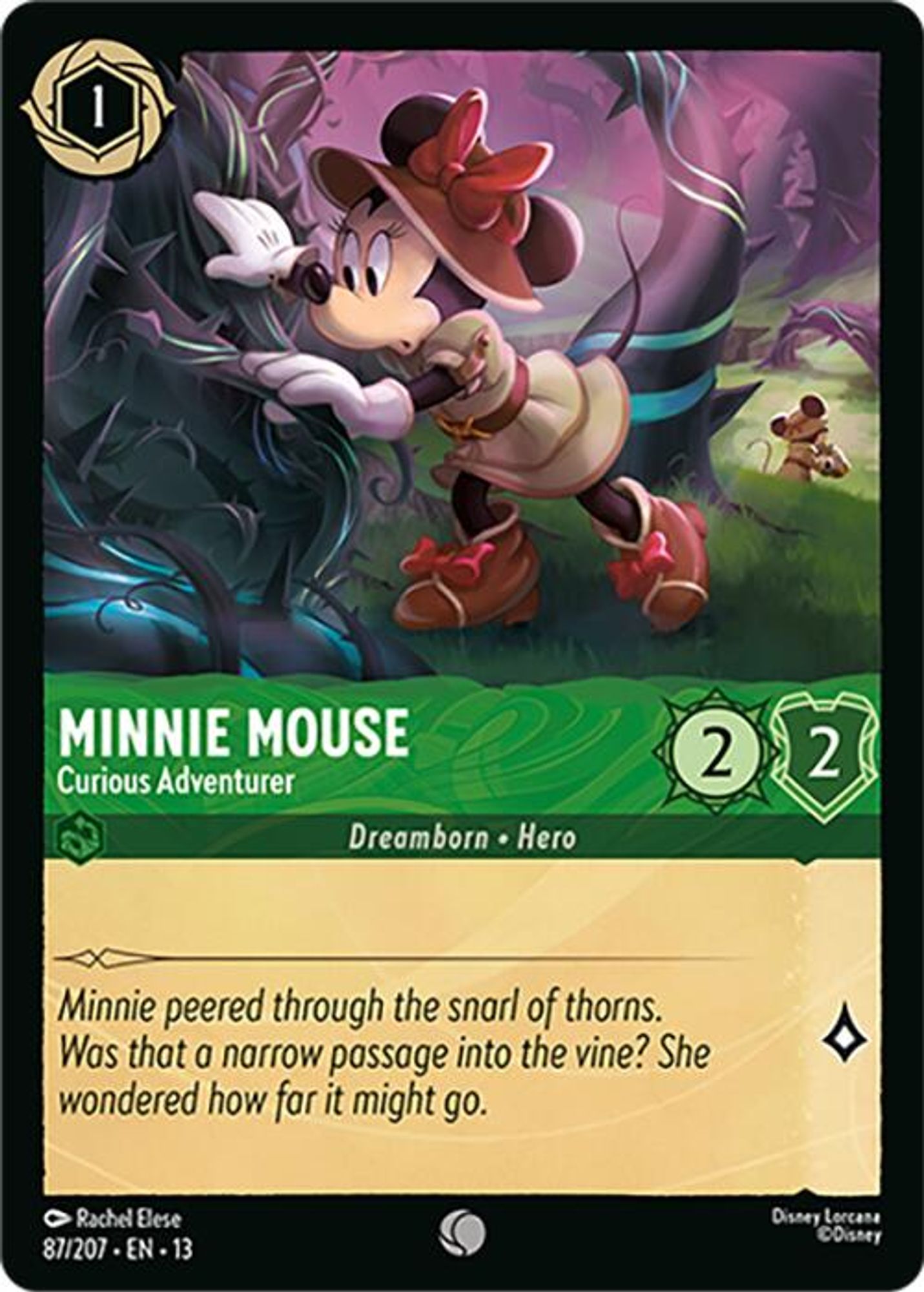 Minnie Mouse - Curious Adventurer card