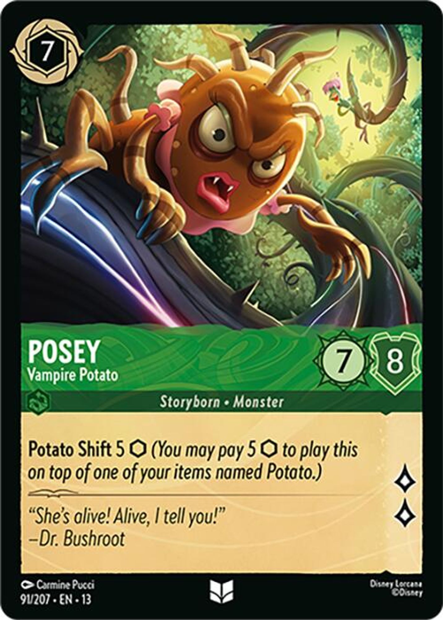 Posey - Vampire Potato card