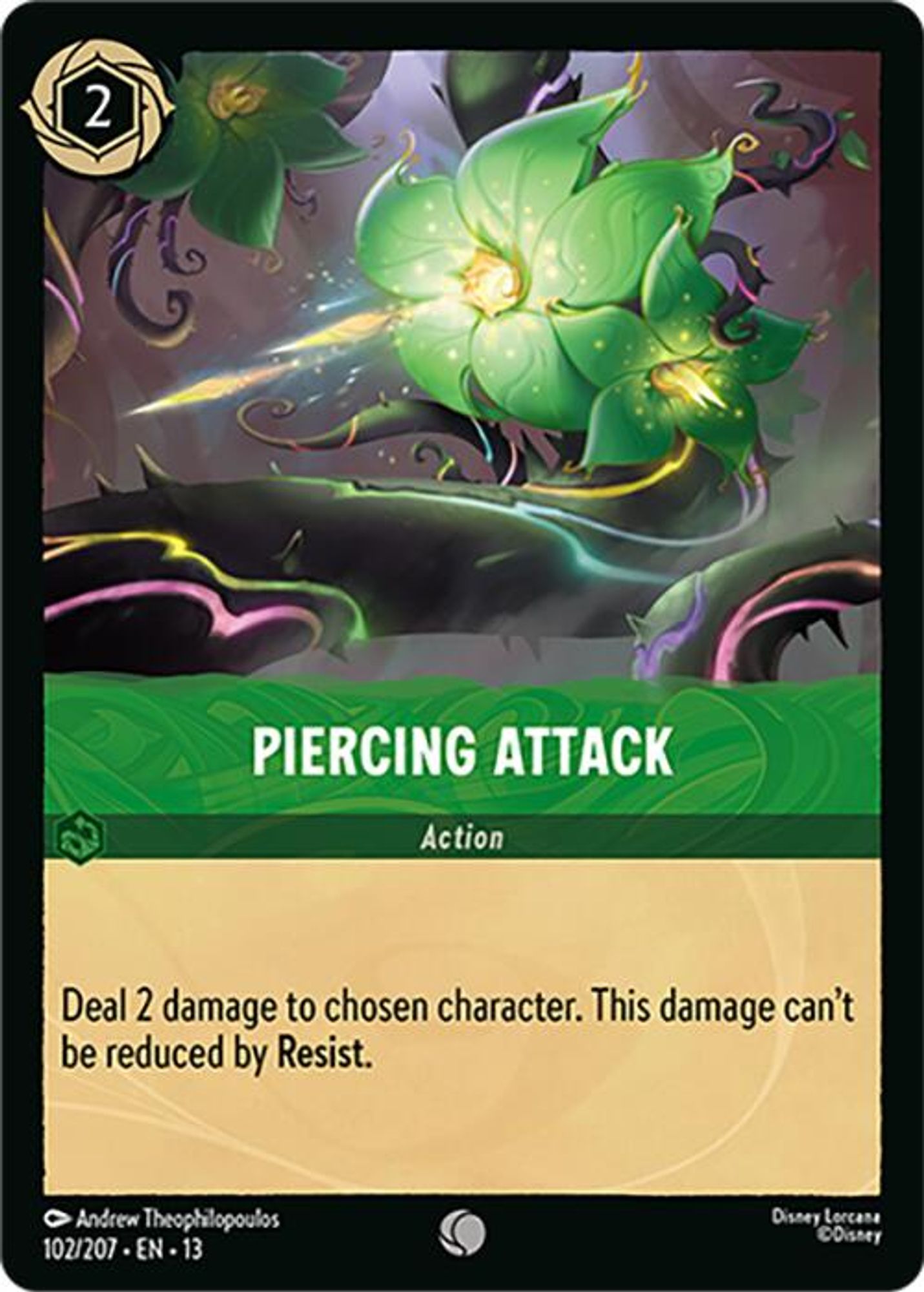 Piercing Attack card