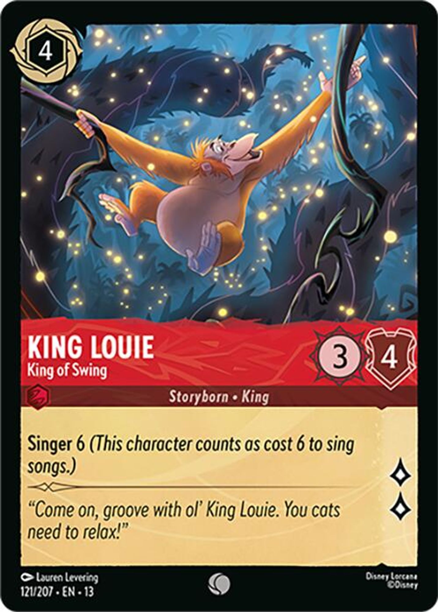 King Louie - King of Swing card