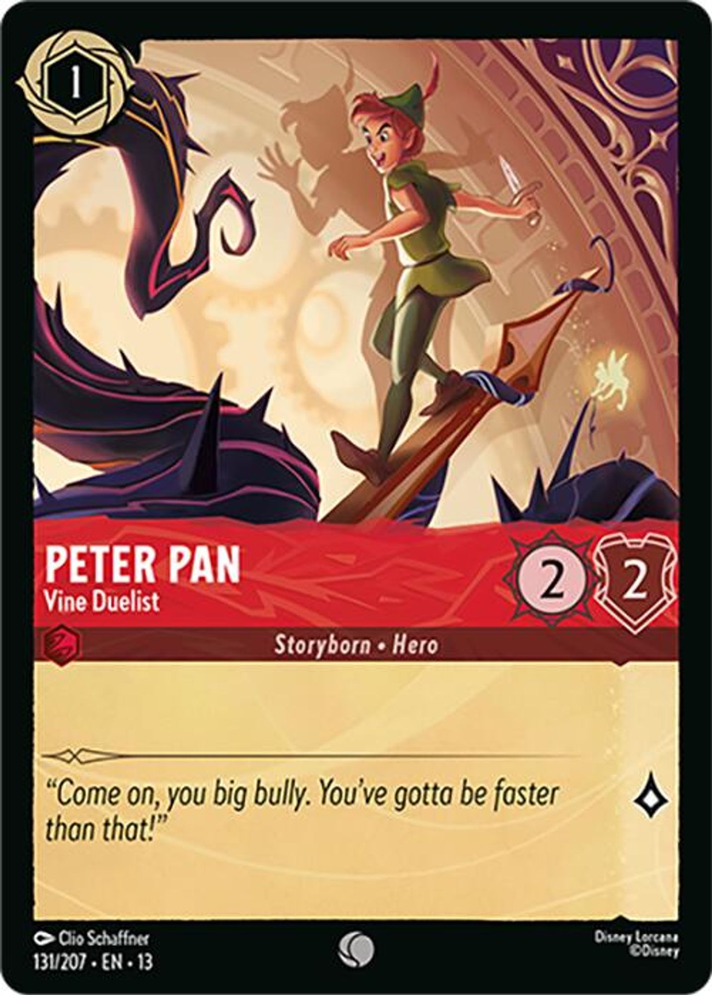 Peter Pan - Vine Duelist card
