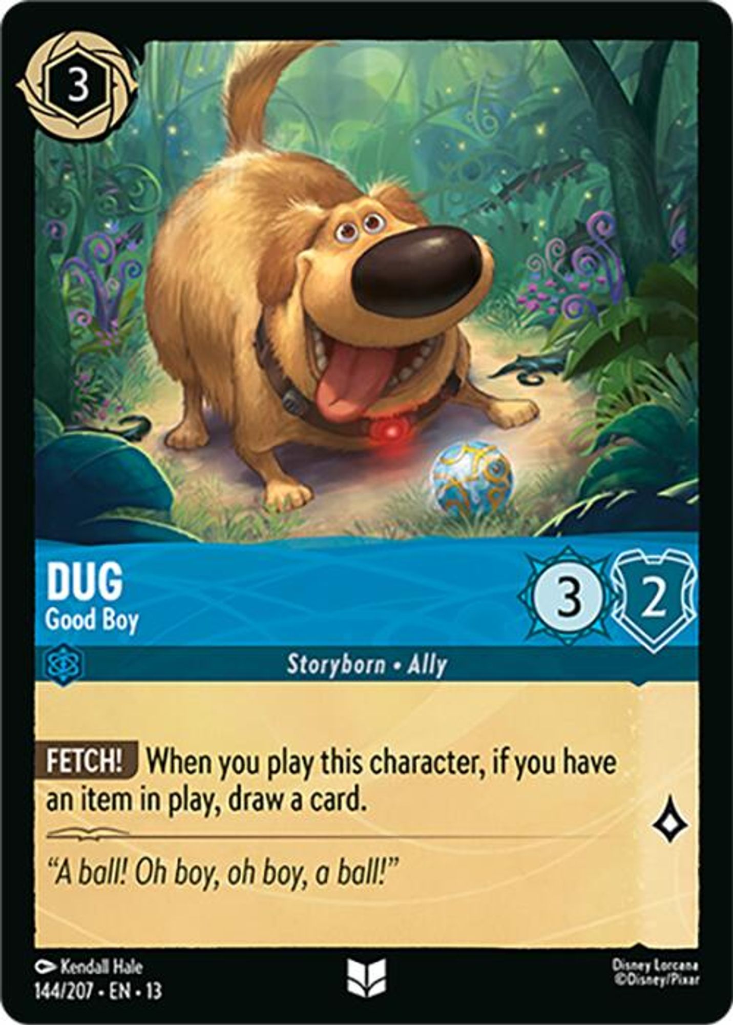 Dug - Good Boy card