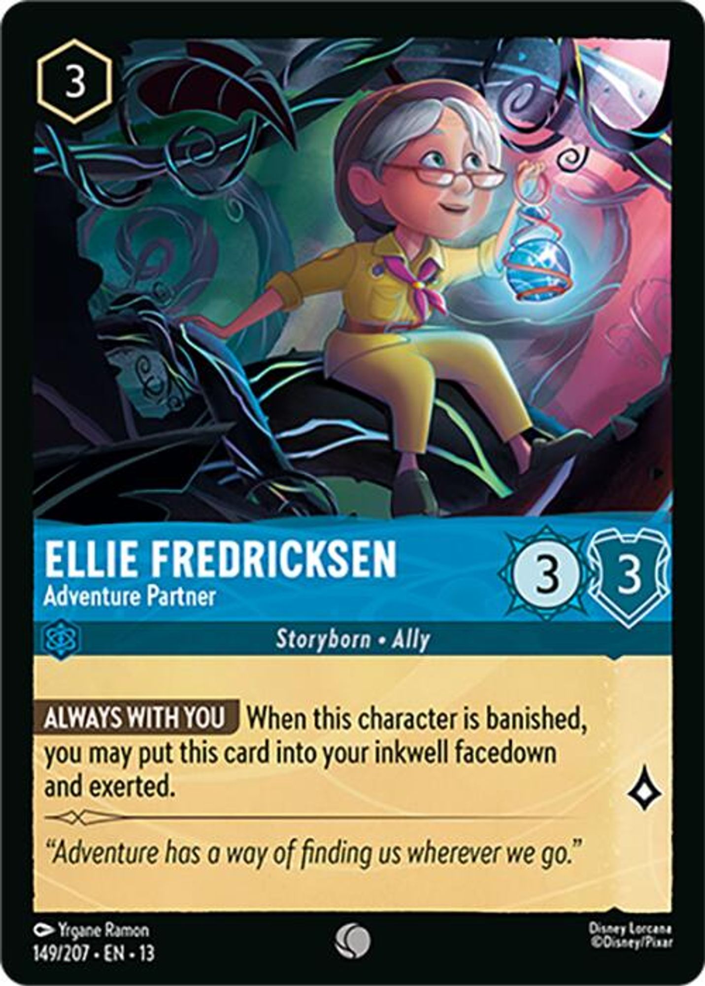 Ellie Fredricksen - Adventure Partner card