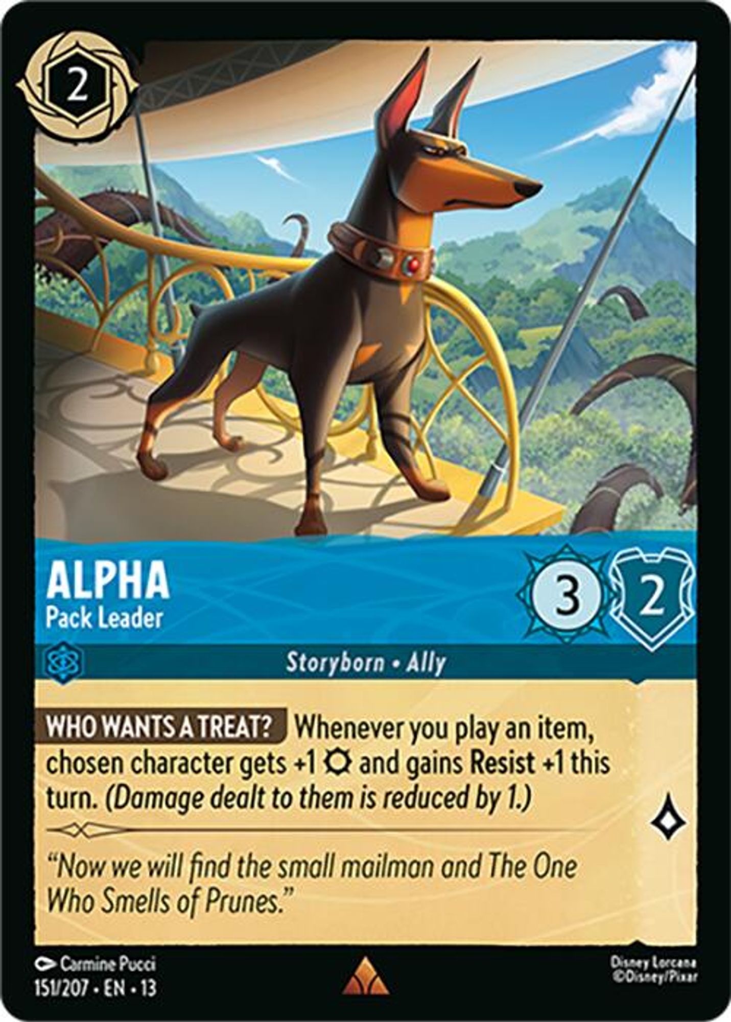 Alpha - Pack Leader card
