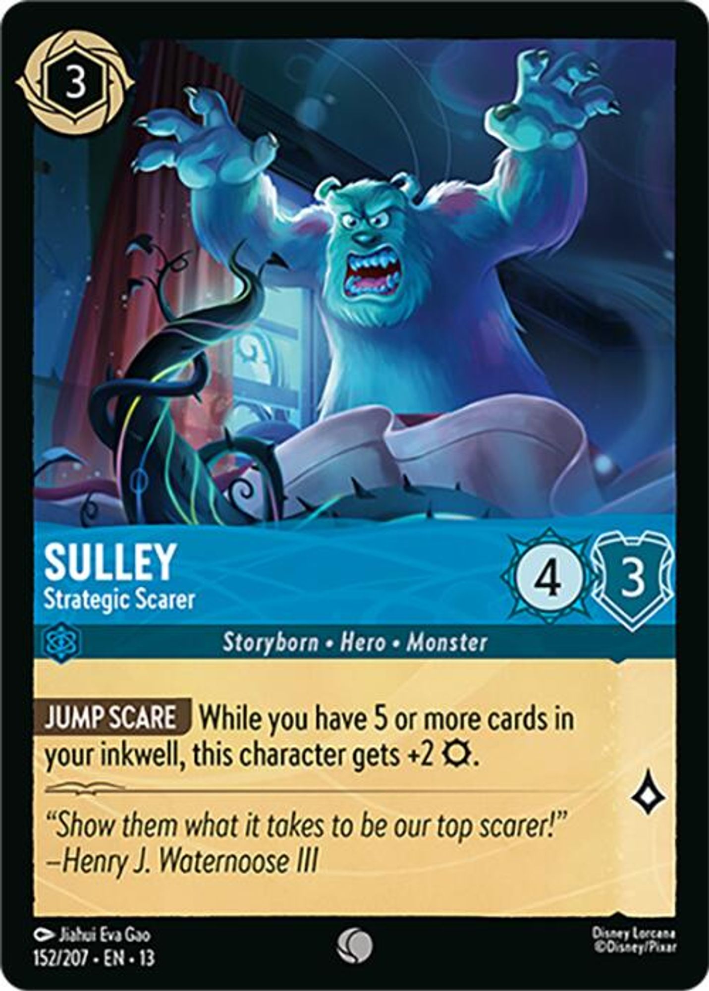 Sulley - Strategic Scarer card