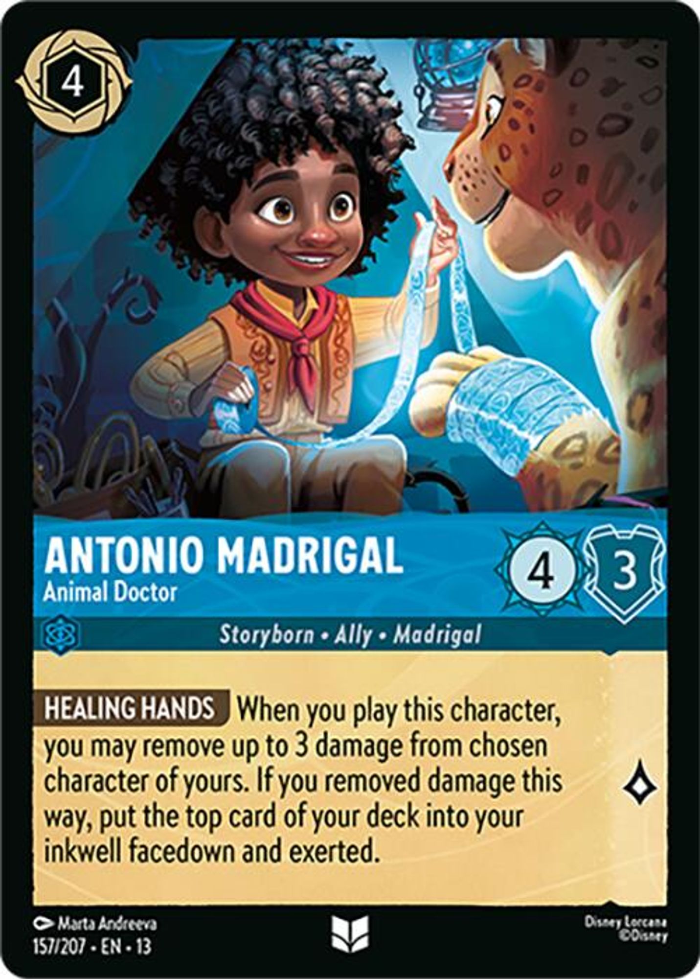Antonio Madrigal - Animal Doctor card