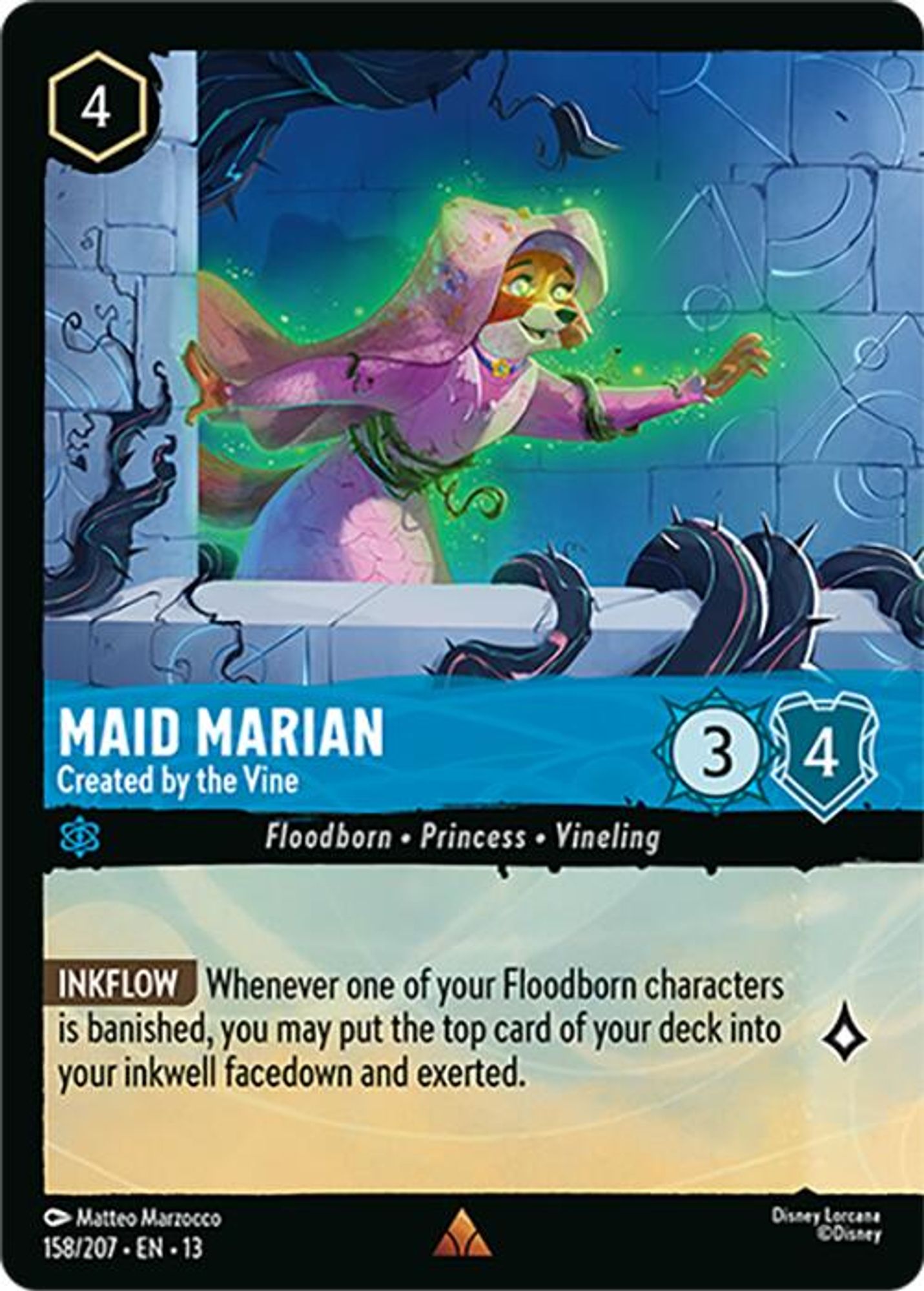 Maid Marian - Created by the Vine (Foil) card