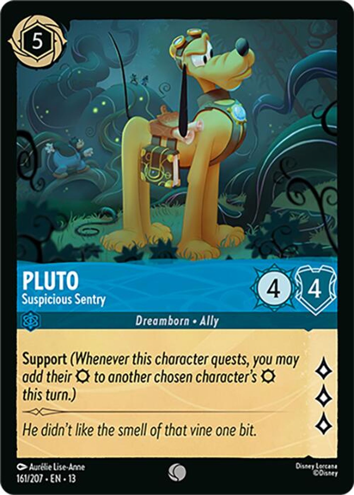 Pluto - Suspicious Sentry card