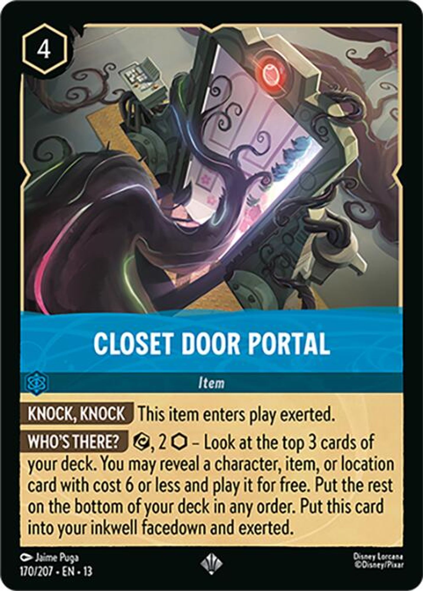 Closet Door Portal card