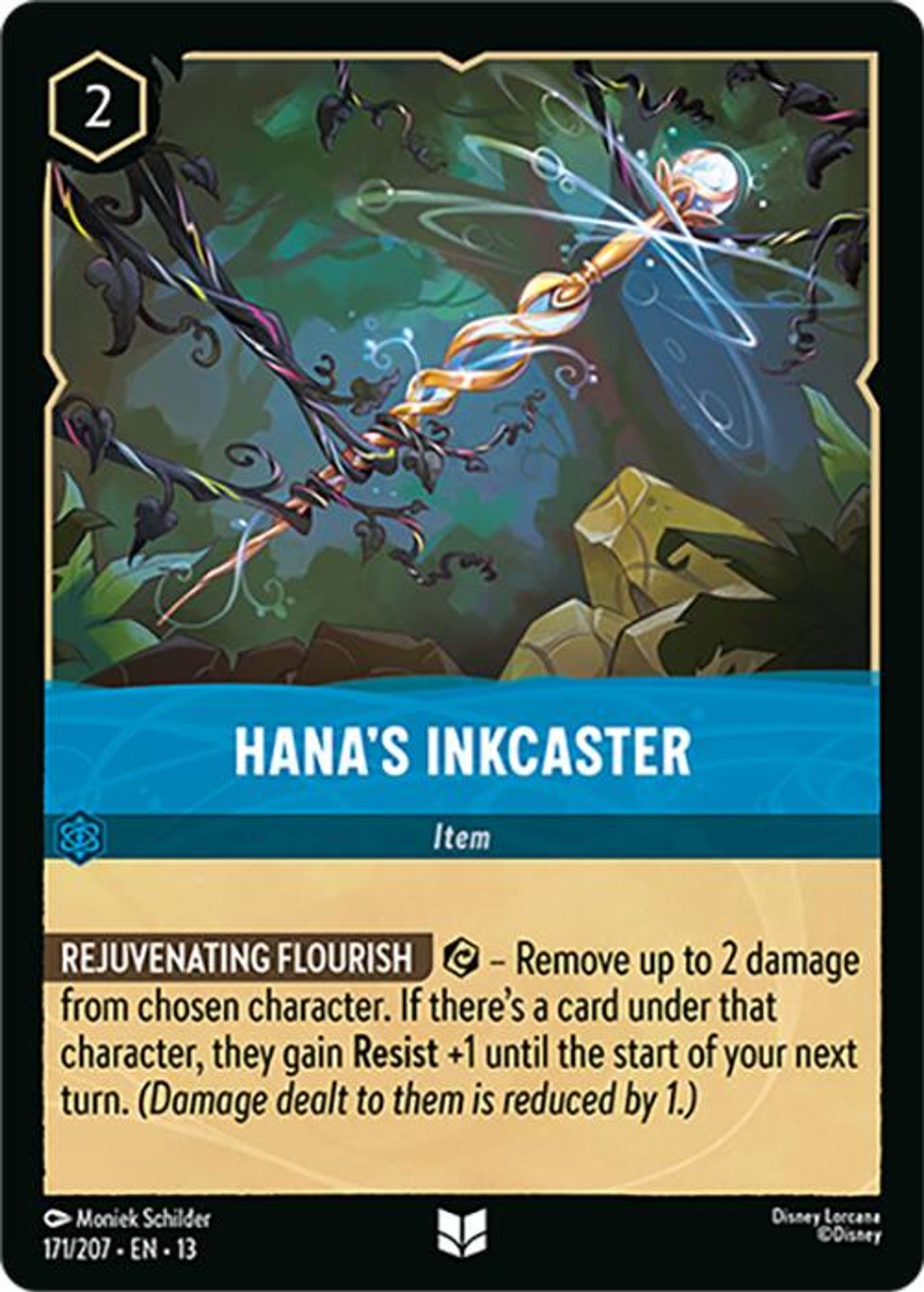 Hana's Inkcaster card