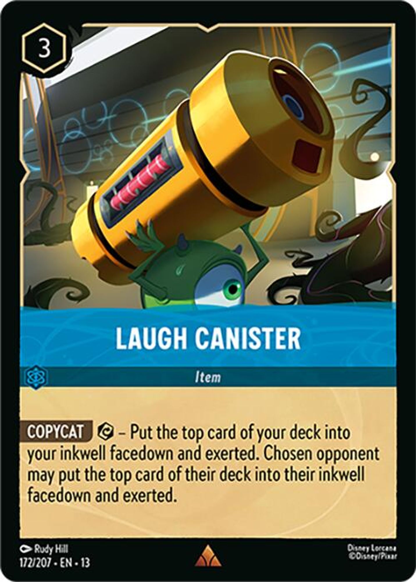 Laugh Canister card