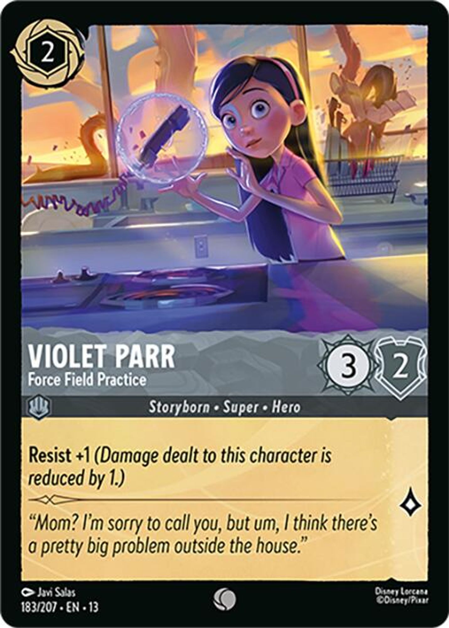Violet Parr - Force Field Practice card