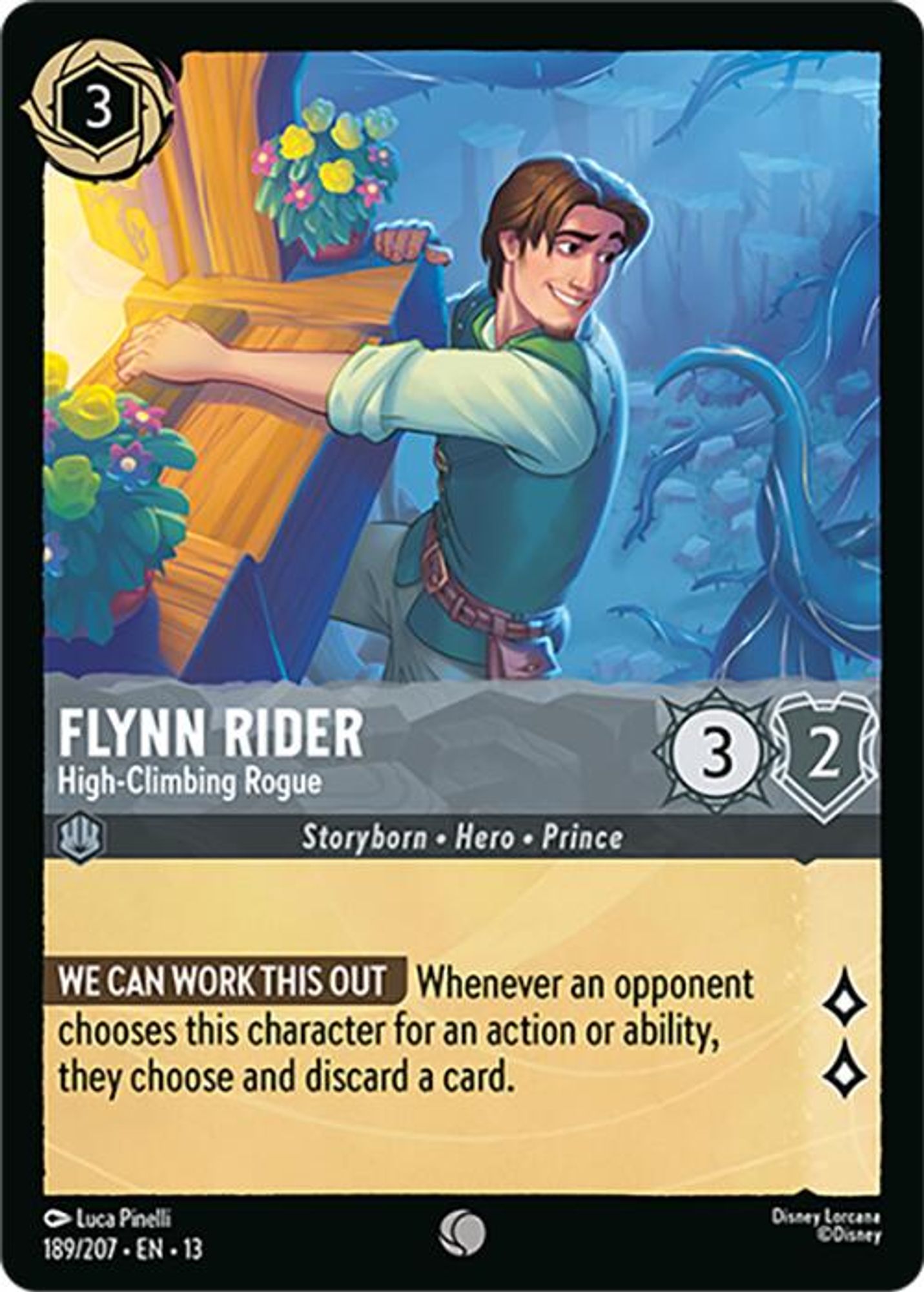 Flynn Rider - High-Climbing Rogue card