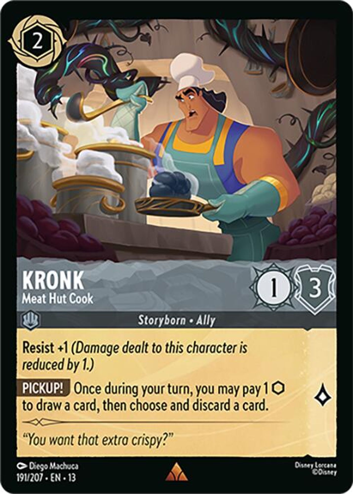 Kronk - Meat Hut Cook card