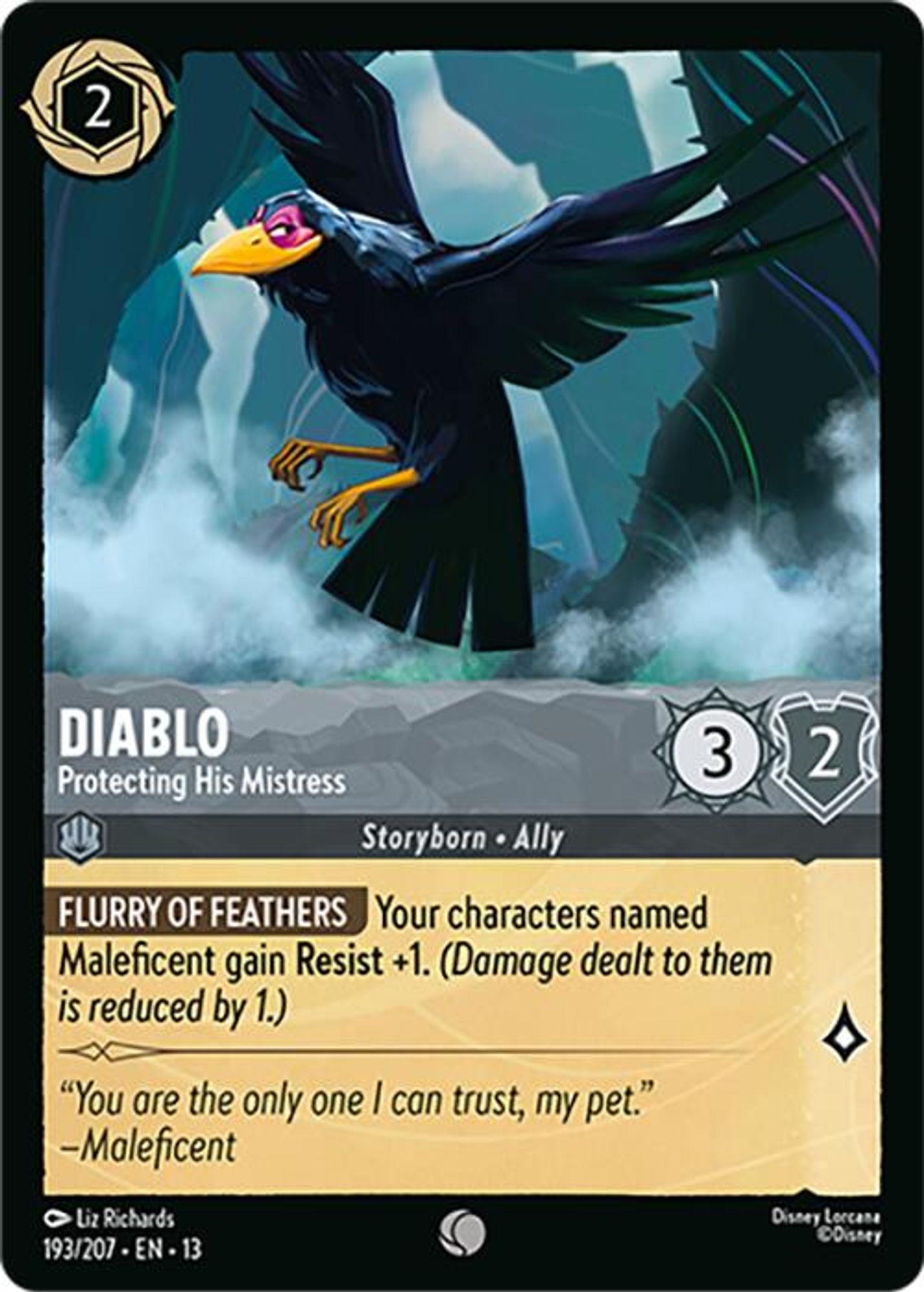 Diablo - Protecting His Mistress card