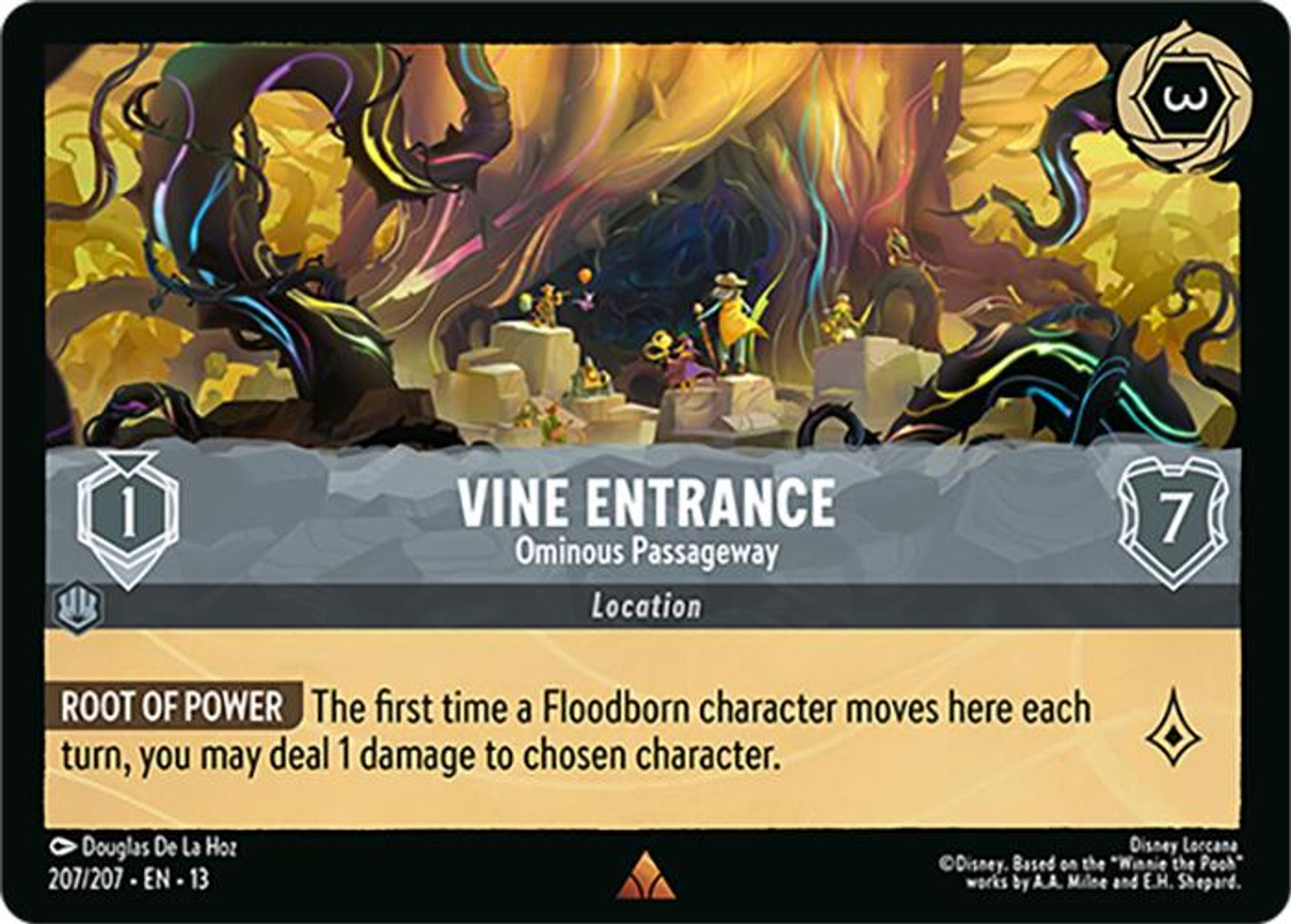 Vine Entrance - Ominous Passageway card