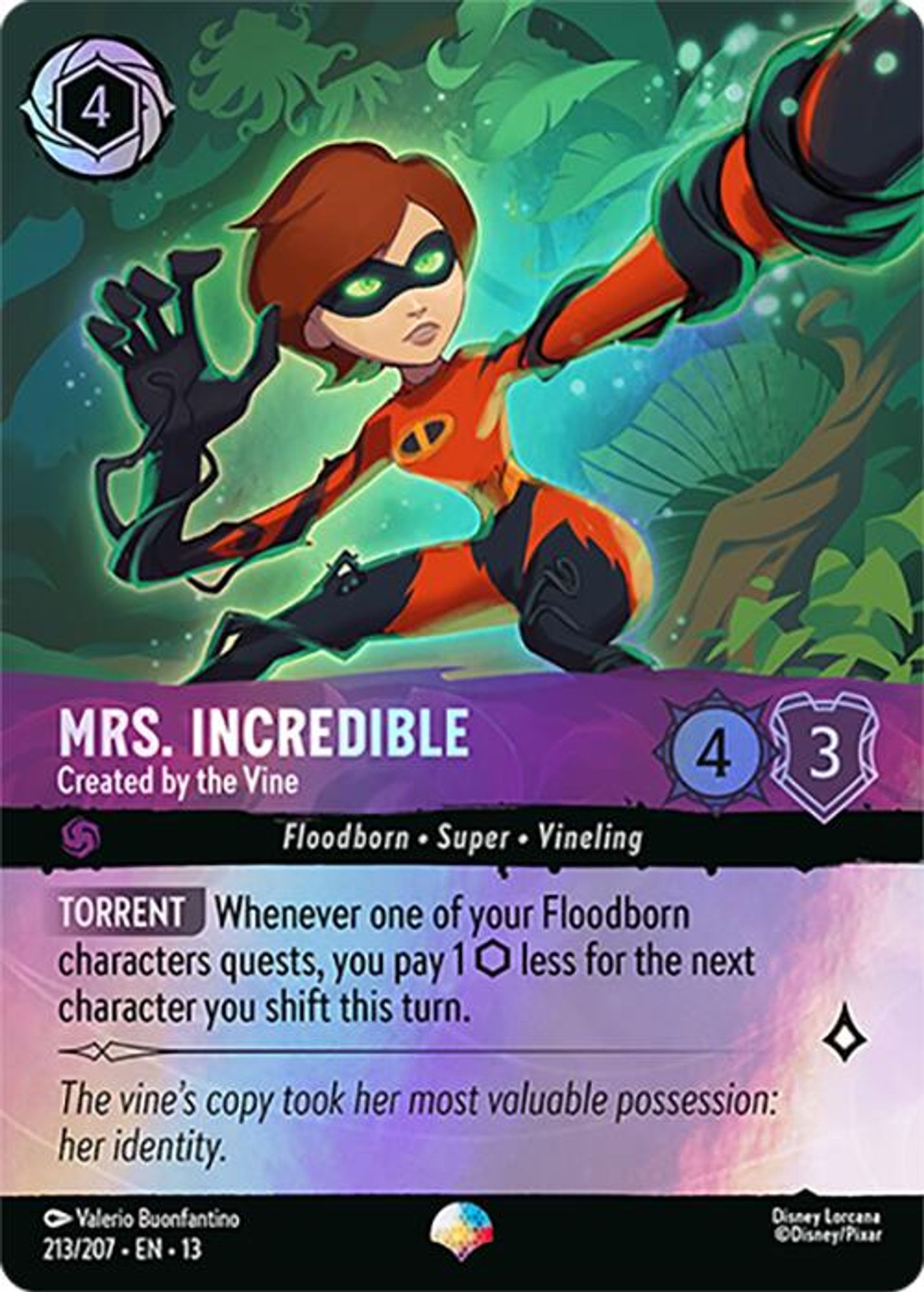 Mrs. Incredible - Created by the Vine (Epic) card