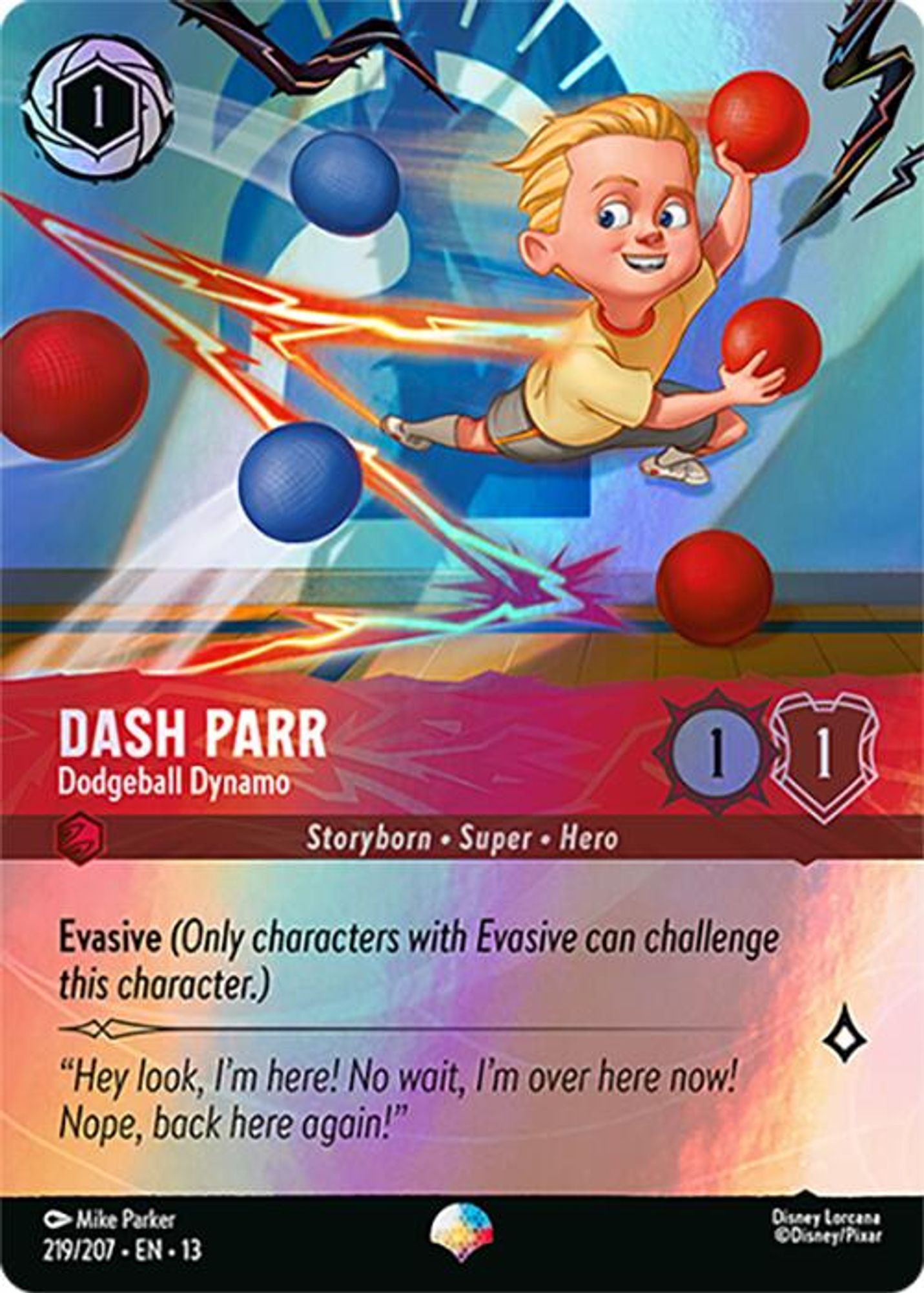Dash Parr - Dodgeball Dynamo (Epic) card