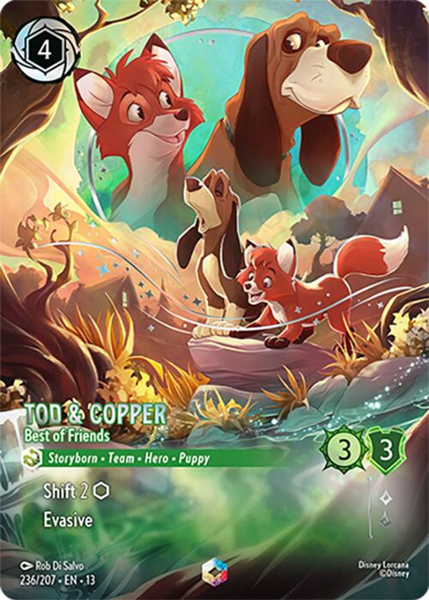 Tod & Copper - Best of Friends (Enchanted) card