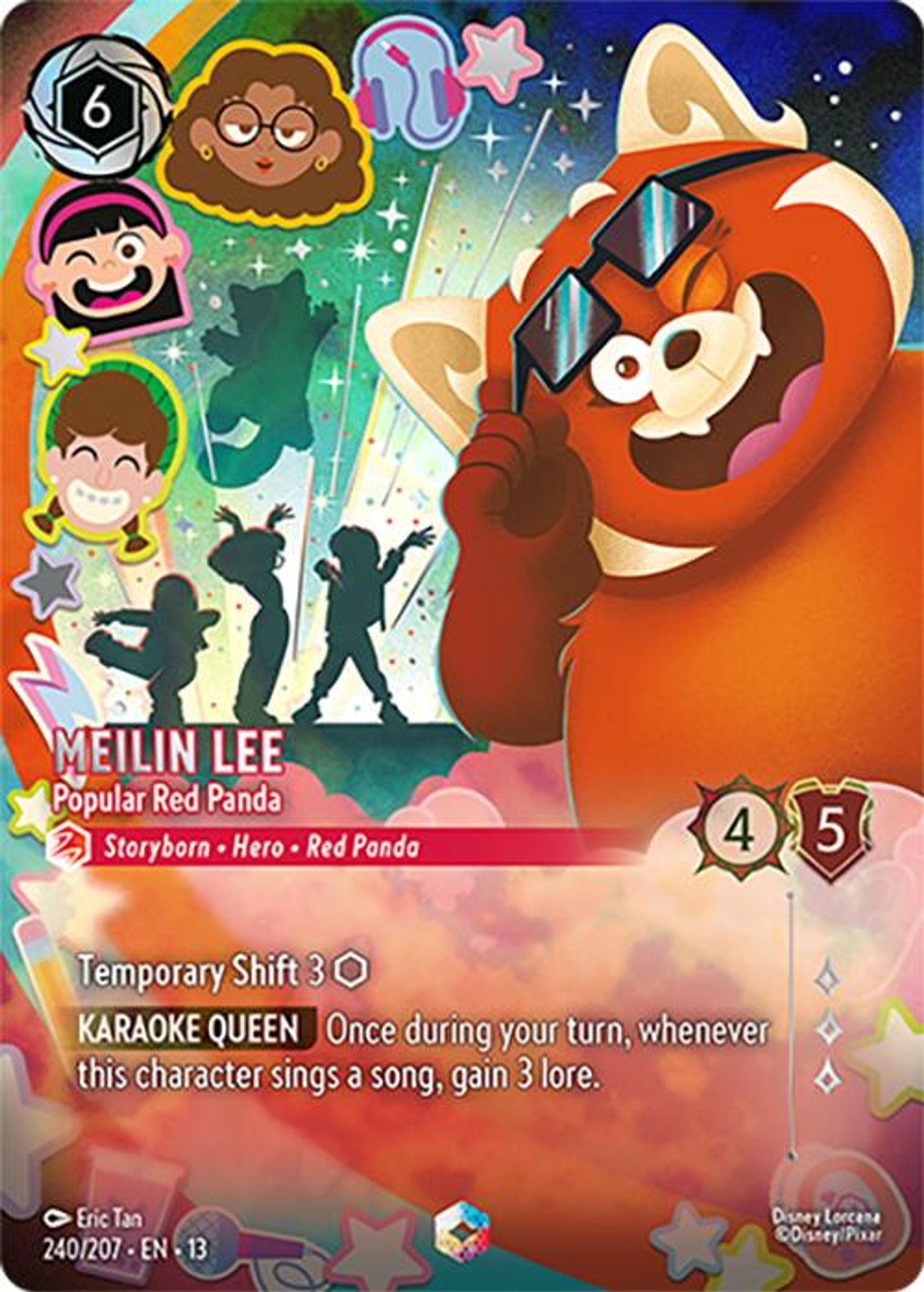 Meilin Lee - Popular Red Panda (Enchanted) card
