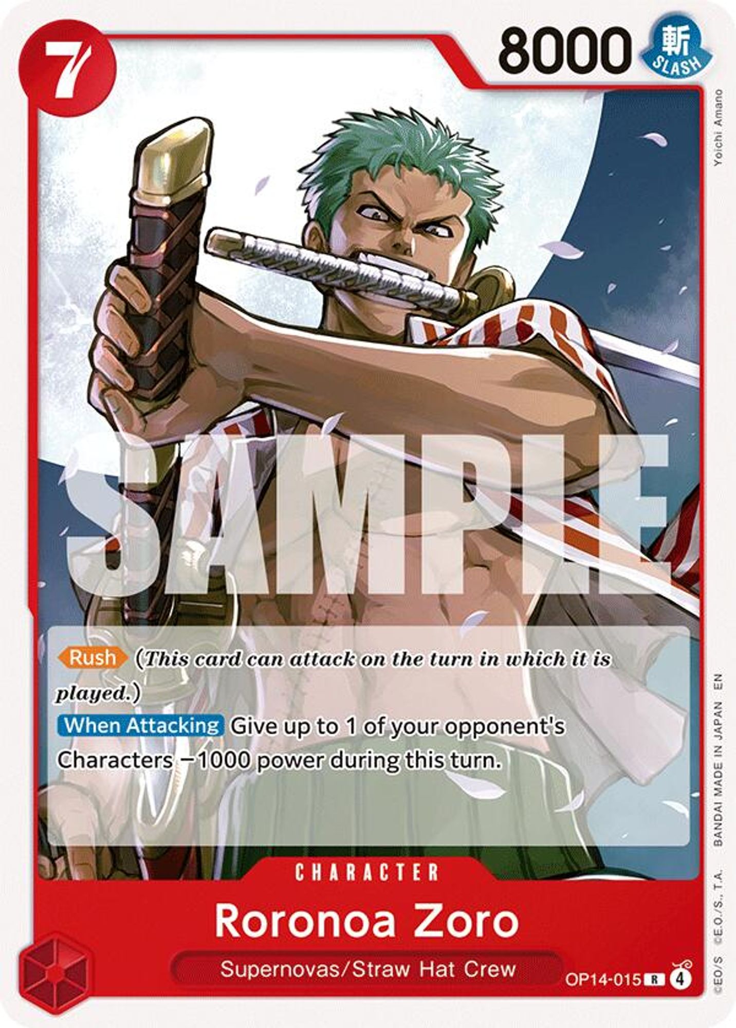Roronoa Zoro card