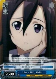 Weiss Schwarz Sword Art Online SAO/S20-T07R RRR KIrito Near Mint