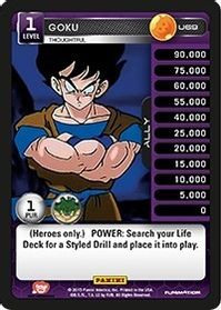 Goku - Energy Gatherer (High Tech Foil) - Panini: Set 1 - Dragon Ball Z TCG