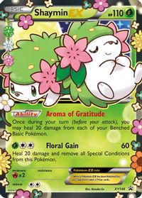 Shaymin EX - Radiant Collection #21 Pokemon Card