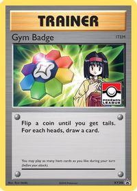 Gym Badge XY209 Pokemon League Promo NM Card TCG Blaine Volcano Badge