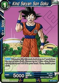 Awakening Rage Son Goku BT1-059 SR Dragon Ball Super Card Game TCG 