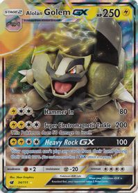 Alolan Golem GX