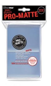 100 Sleeves PRO-Matte Black Ultra Pro Standard Deck Protector 