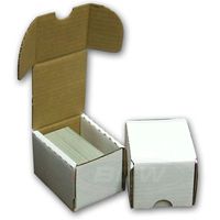 Card Game Box - 3 Row - Black with White