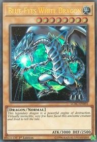 Blue-Eyes White Dragon (Version 3) - YuGiOh