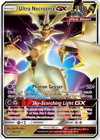 Carta Ultracriatura Nihilego Gx Full Art Invasão Carmim