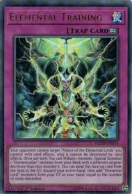 Yugioh 1st Edition FLOD-EN060 Palace of the Elemental Lords Ultra Rare 