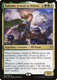 Tolsimir Wolfblood - Ravnica: City of Guilds - Magic: The Gathering
