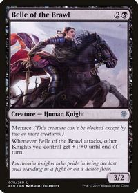 2x FOIL Knight of Malice Near Mint Magic card black standard human Dominaria x2 