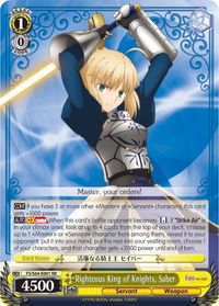 Ruthless King of Knights, Saber Alter - Fate/stay night [Heaven's Feel] -  Weiss Schwarz