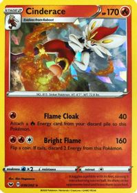 Cinderace - 036/202 (Cracked Ice Holo)
