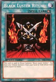 Yugioh YGLD-ENA01 Black Luster Soldier 1st Edition Mint