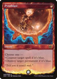 Red Elemental Blast - Alpha Edition - Magic: The Gathering